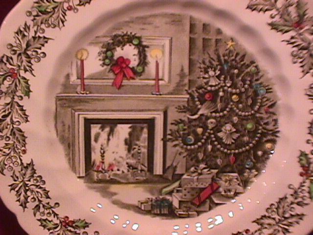 Johnson Brothers China (Merry Christmas) Dinner Plate