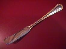 Wallace Stainless (Classic Bead) 18/10-Gold Accented=Master Butter Knife