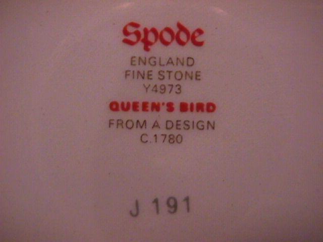 Spode Finestone (Queens Bird) Round Charger