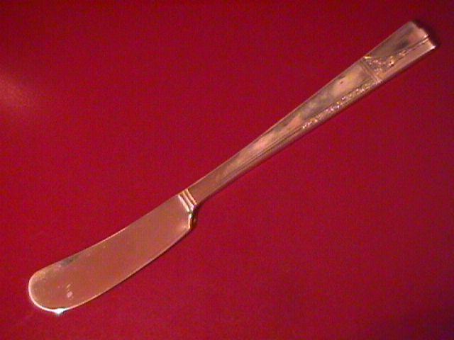 Oneida Nobility Silver Plate 1937 (Caprice) Individual Butter Spreader