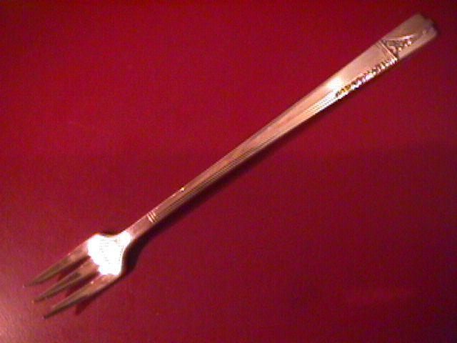 Oneida Nobility Silver Plate 1937 (Caprice) Cocktail Fork