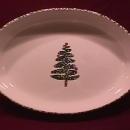 Furio Home Fine China (Christmas Tree) Oval Baker