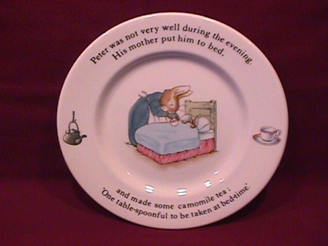 Wedgwood China-Beatrix Potter's (Peter Rabbit) Childs Plate