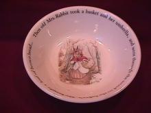 Wedgwood China-Beatrix Potter's (Peter Rabbit) Childs Cereal Bowl