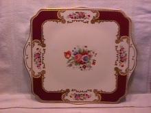 Myotts Royal Crown Handled Cake Plate