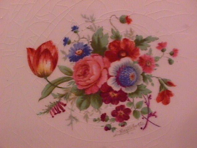 Myotts Royal Crown Handled Cake Plate