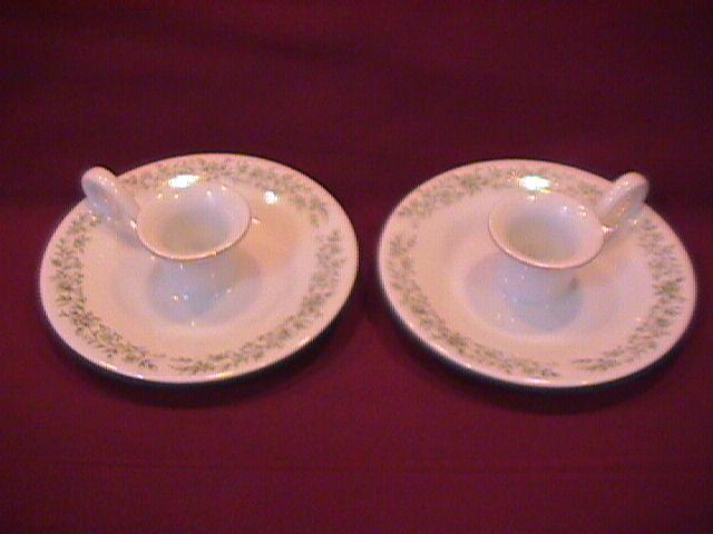 Mikasa Fine China (Montclair) Finger-Hole Candlesticks
