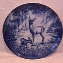 Royale Blue Winter China (Mothers Day 1971) Display Plate
