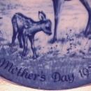 Royale Blue Winter China (Mothers Day 1971) Display Plate