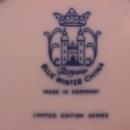 Royale Blue Winter China (Mothers Day 1971) Display Plate