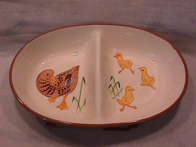 Stangl Pottery (Country Life) Divided Oval Vegetable