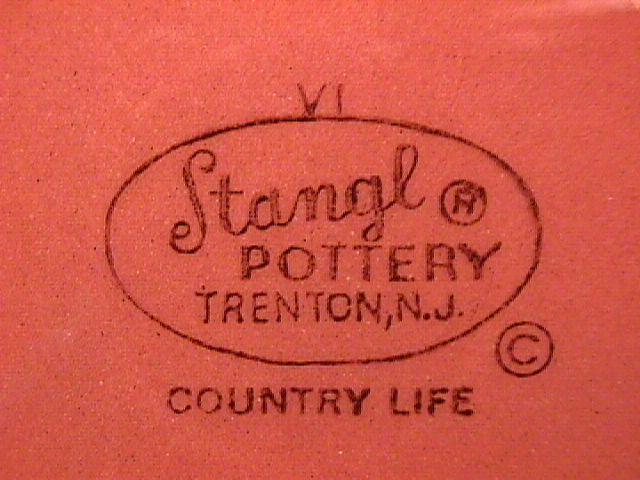 Stangl Pottery (Country Life) Platter