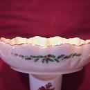 Lenox Fine Porcelain (Christmas Wreath) 3-Part Relish