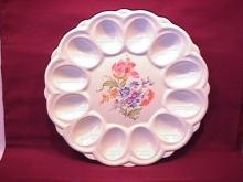 American Artware, E. R. China Deviled Egg Plate