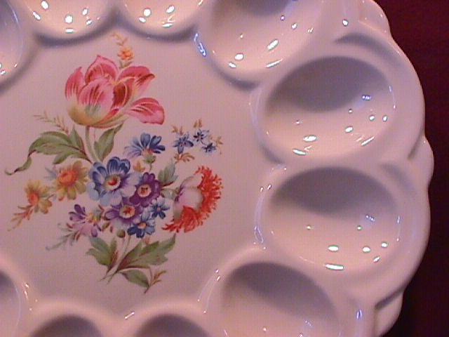American Artware, E. R. China Deviled Egg Plate