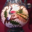 A. Fairyland, Japan= Pair of Hand-Painted Bird vases