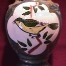 A. Fairyland, Japan= Pair of Hand-Painted Bird vases