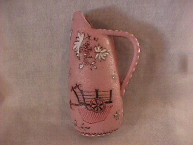 Italian Stoneware (Fruit & Cart Scene) Pitcher