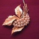 Vintage Trifari Brooch with Pearls