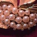 Vintage Trifari Brooch with Pearls