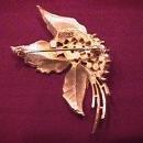 Vintage Trifari Brooch with Pearls
