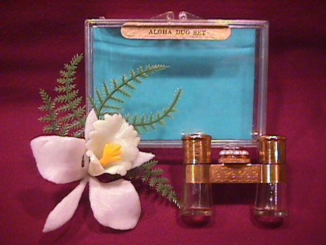 Hawaiian Souvenir=White Ginger Duo Perfume Binoculars