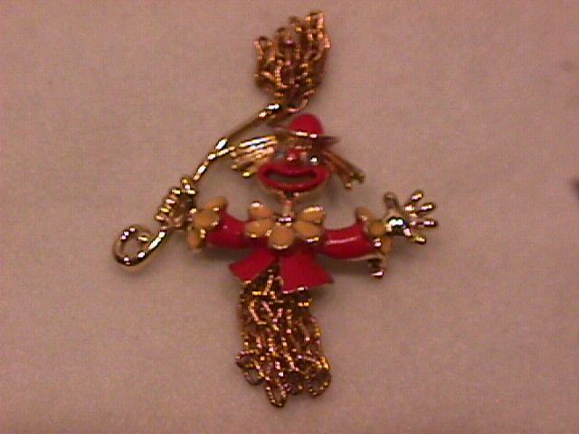 Vintage Mamselle Signed Clown Brooch-Mint