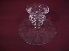Cambridge Crystal (Rosepoint #628) Single-Lite Candlestick