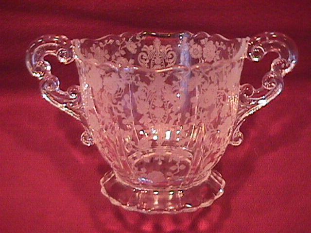 Cambridge Crystal (Rosepoint #3400-68) Open Sugar