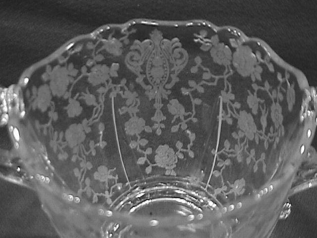 Cambridge Crystal (Rosepoint #3400-68) Open Sugar