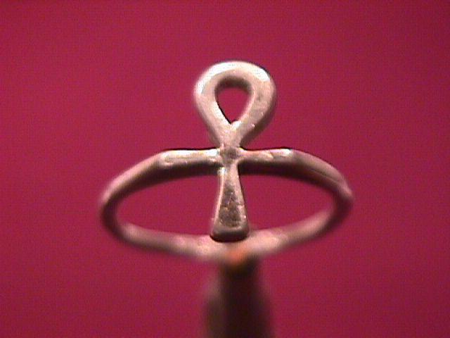 Sterling Egyptian Symbol (ANKH) Ring