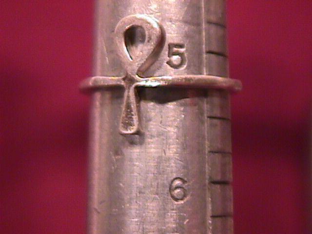 Sterling Egyptian Symbol (ANKH) Ring