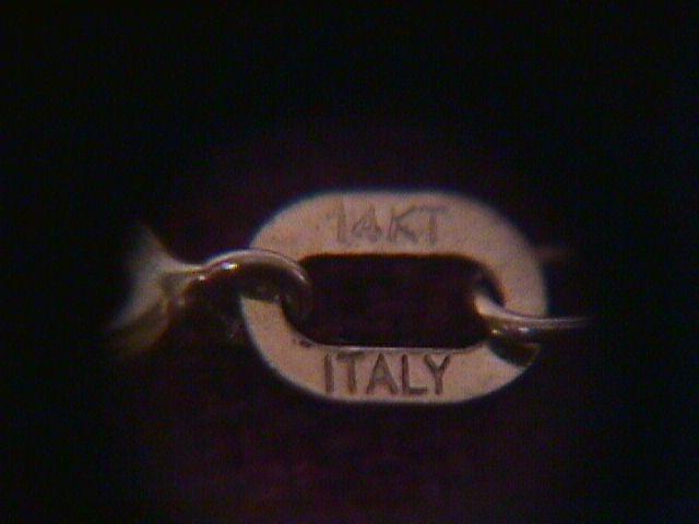 14K Solid Gold (Italy) Hearts Ankle Bracelet