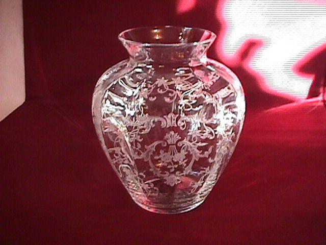 Fostoria Crystal (Navarre) #4121 Sweet Pea Vase