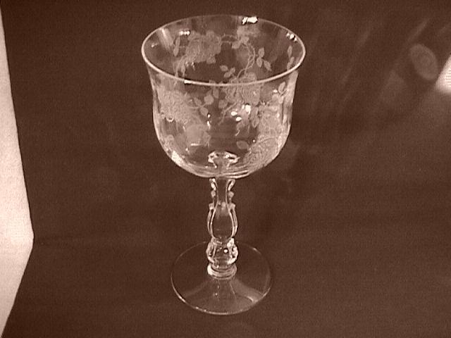 Fostoria Crystal (Willomere) Goblet