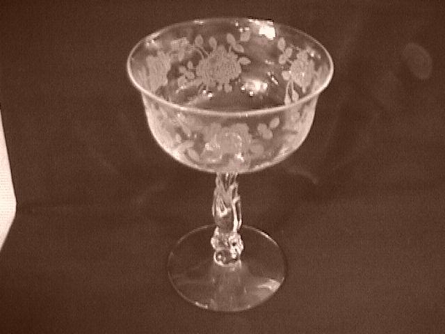 Fostoria Crystal (Willomere) Tall Champagne
