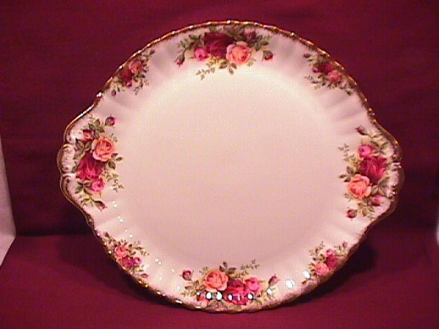 Royal Albert (Old Country Roses) Handled Cake Plate