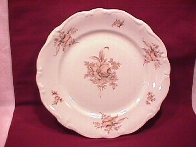 Johann Haviland Fine China (Sepia Rose) Dinner Plate