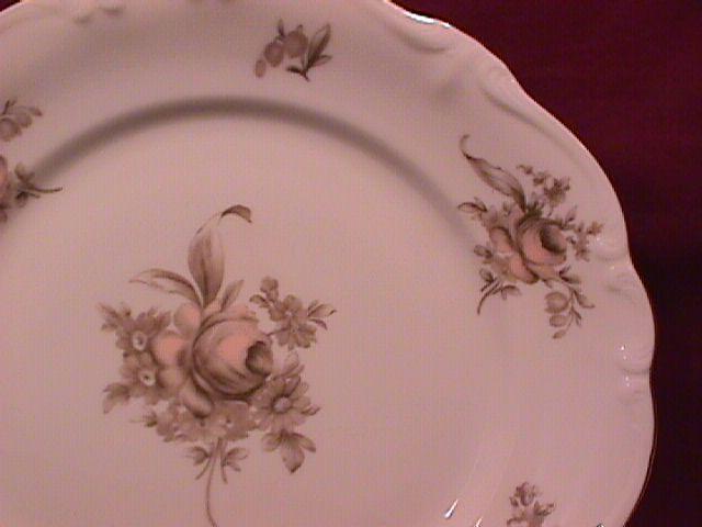 Johann Haviland Fine China (Sepia Rose) Dinner Plate