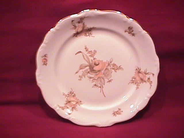 Johann Haviland Fine China (Sepia Rose) Salad Plate
