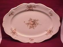 Johann Haviland Fine China (Sepia Rose) Ham Platter