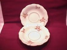 Johann Haviland Fine China (Sepia Rose) 2-Saucers Only