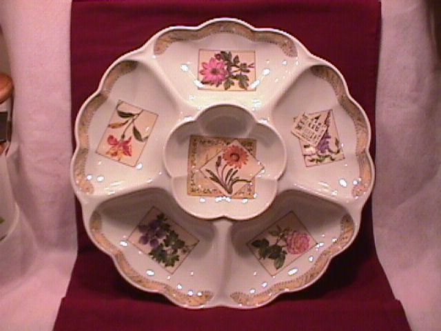 Royal Worcester (Country Garden) Crudite Server