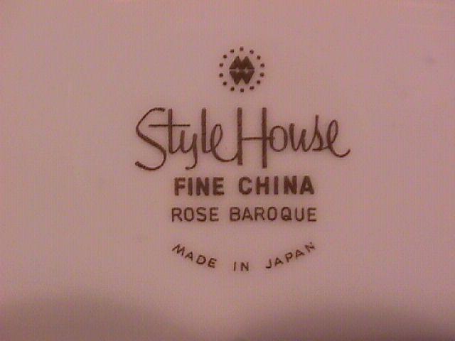 Style House China (Rose Baroque) Roast Platter
