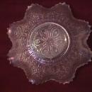 Northwoods Carnival Glass (Hearts & Flowers) Bowl=White
