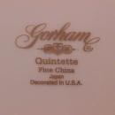 Gorham Fine China (Quintette) Dinner Plate