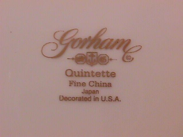 Gorham Fine China (Quintette) Salad Plate