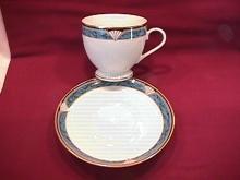 Gorham Fine China (Edgemont Gold) Cup & Saucer
