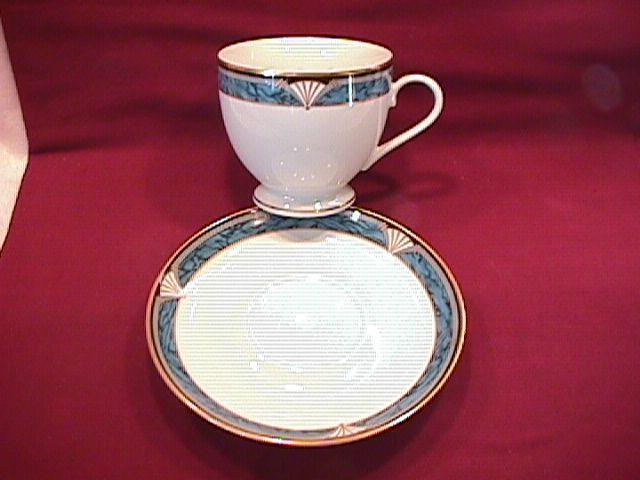 Gorham Fine China (Edgemont Gold) Cup & Saucer