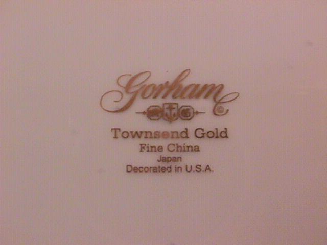 Gorham Fine China (Townsend Gold) Cup & Saucer